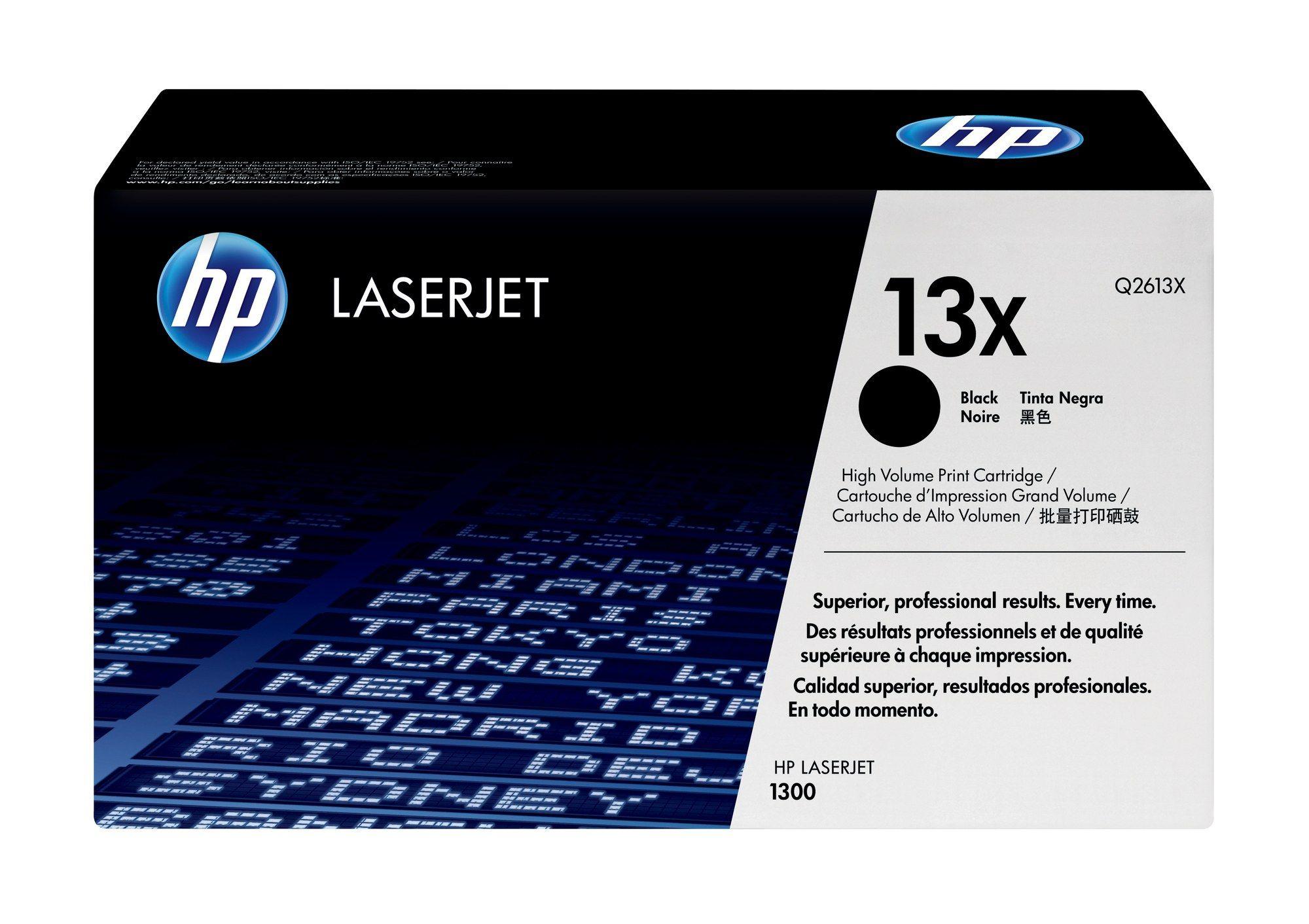 Toner HP 13X Q2613X (4000 páginas - Preto) — imagem 1