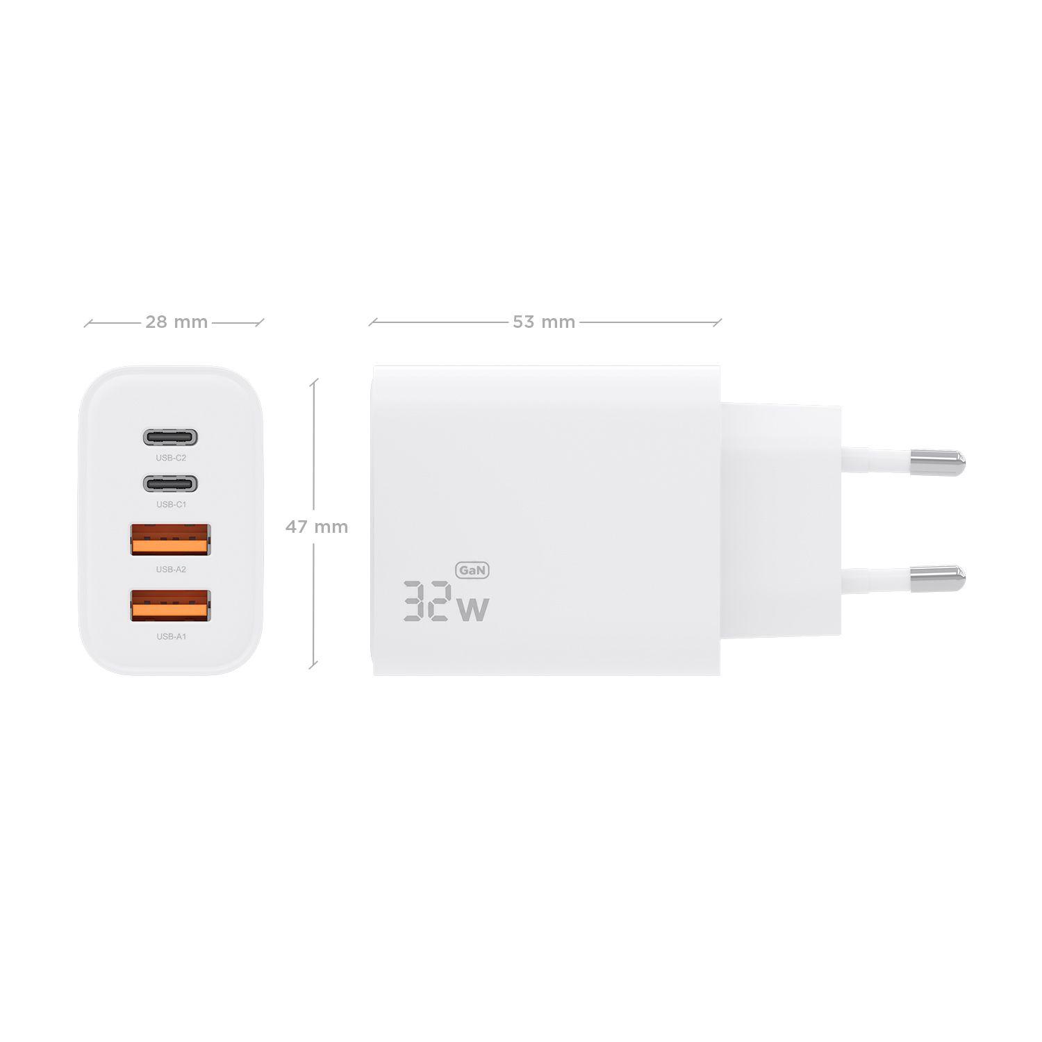 Carregador de Parede AISENS A110-1027 (20 W - Até 20 W - Branco), miniatura 4