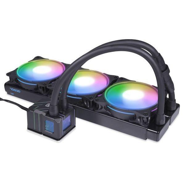 Kit de Refrigeração Líquida para CPU ALPHACOOL Eisbaer Pro HPE Aurora 360 CPU (120 mm - 2500 RPM - RGB multicolorida - Preto) — miniatura 2