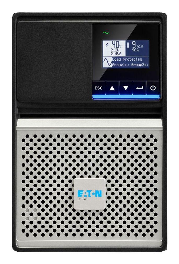 UPS EATON 5P850IG2 (USB - Preto e Prateado)
