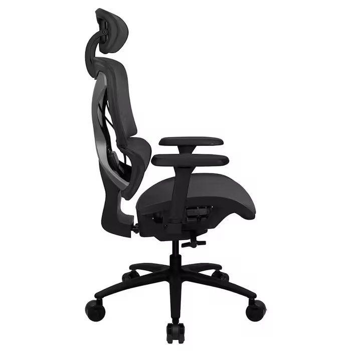 Cadeira de Escritório Ergonómica THUNDERX3 YTC Loft (125 kg - Até 78 cm em altura - 77 cm - Cinza), miniatura 3