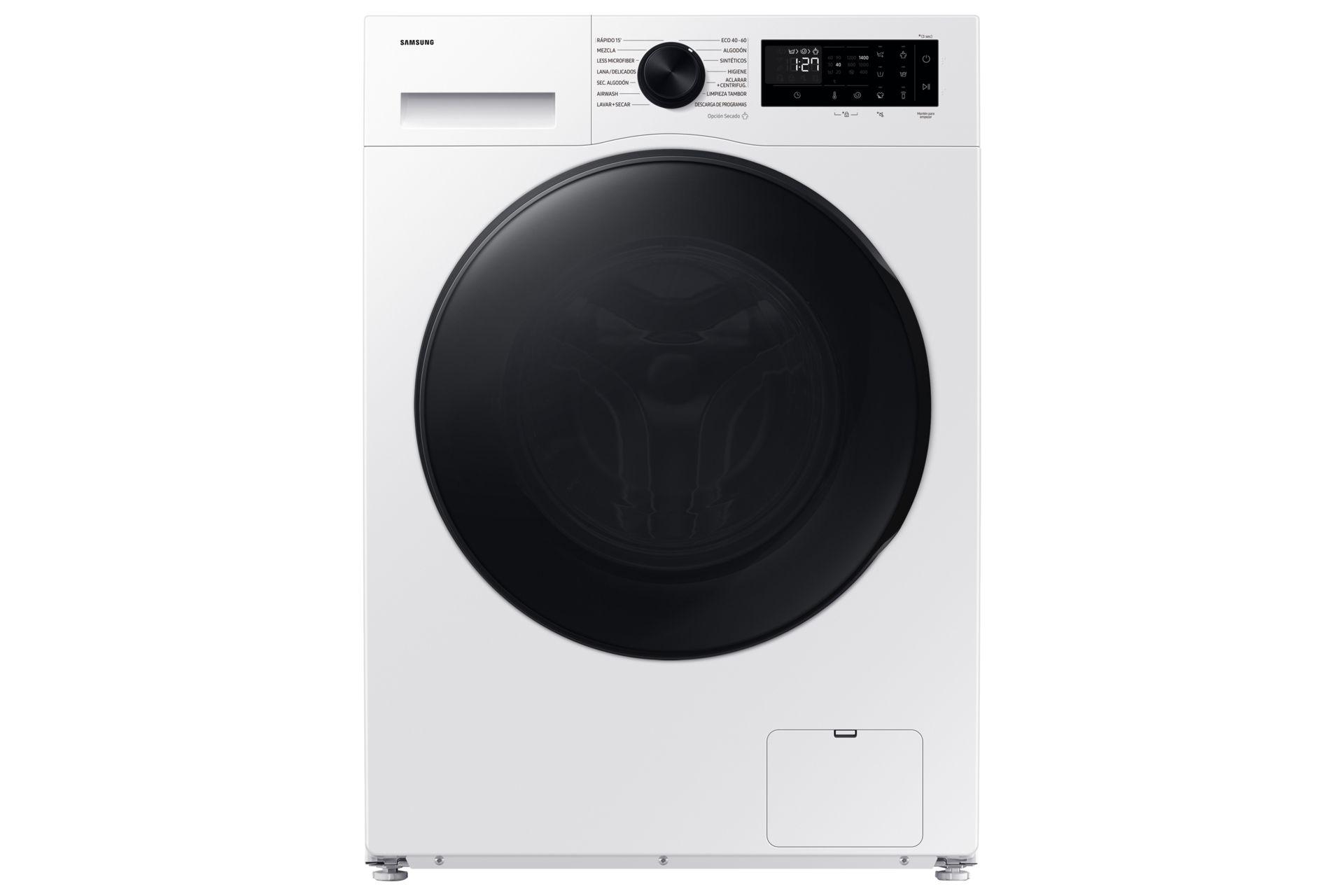 Máquina de Lavar e Secar Roupa Independente SAMSUNG WD90DG5B15BEEC (B - 9 kg - 6 kg - Branco)