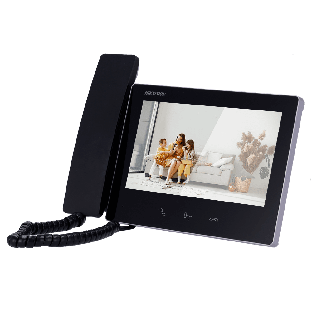 Monitor para Videoporteiro HIKVISION DS-KH7300EY-THE2 (7" TFT Tátil - 1024 x 600 - Wi-Fi)