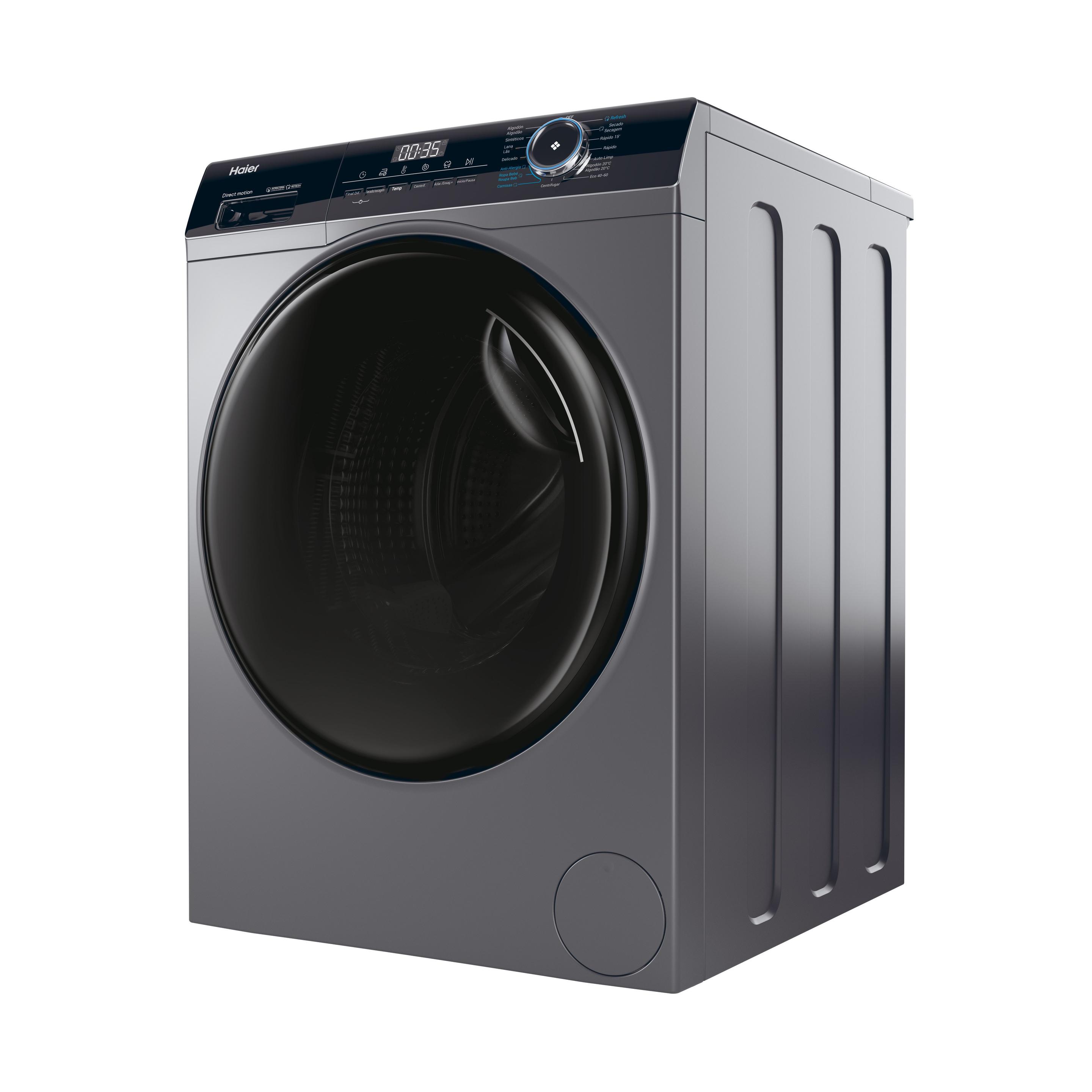 Máquina de Lavar e Secar Roupa Independente HAIER HWD80B14939S8IB (B - 8 kg - 5 kg - Antracite) — miniatura 4
