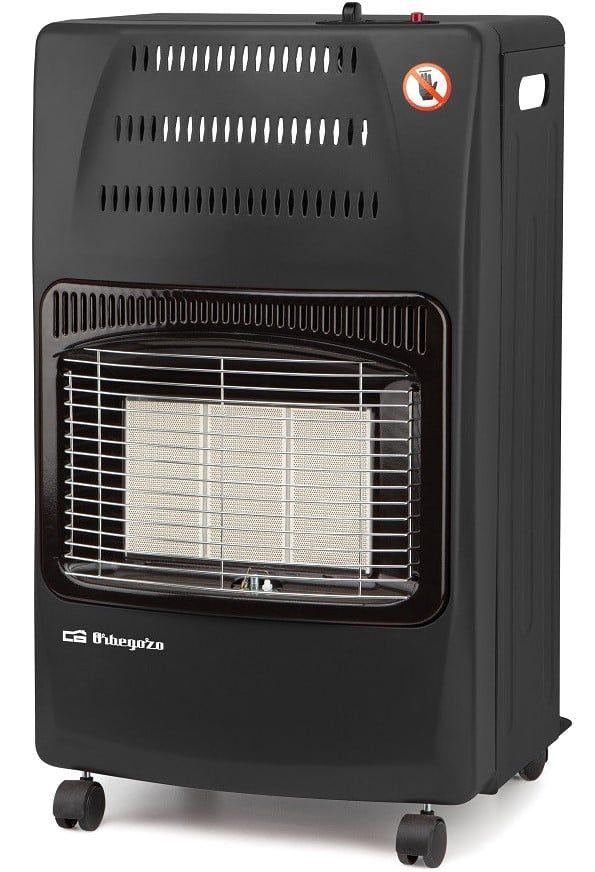 Aquecedor a Gás Dobrável ORBEGOZO HCE60 (Altura 74 cm - Preto)