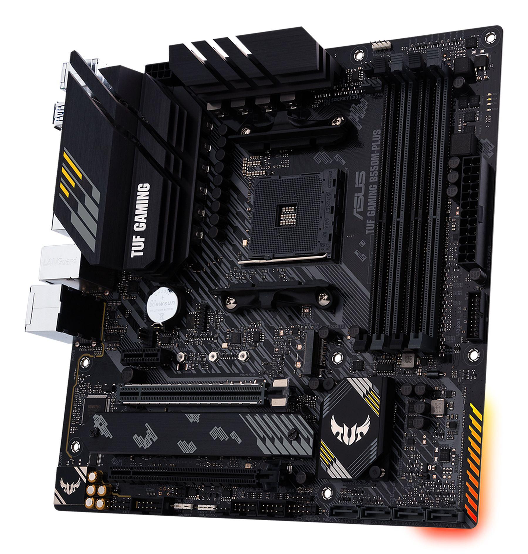 Motherboard ASUS TUF Gaming B550M-PLUS (AM4 - AMD Ryzen 3000 Series - micro ATX - Preto), miniatura 3