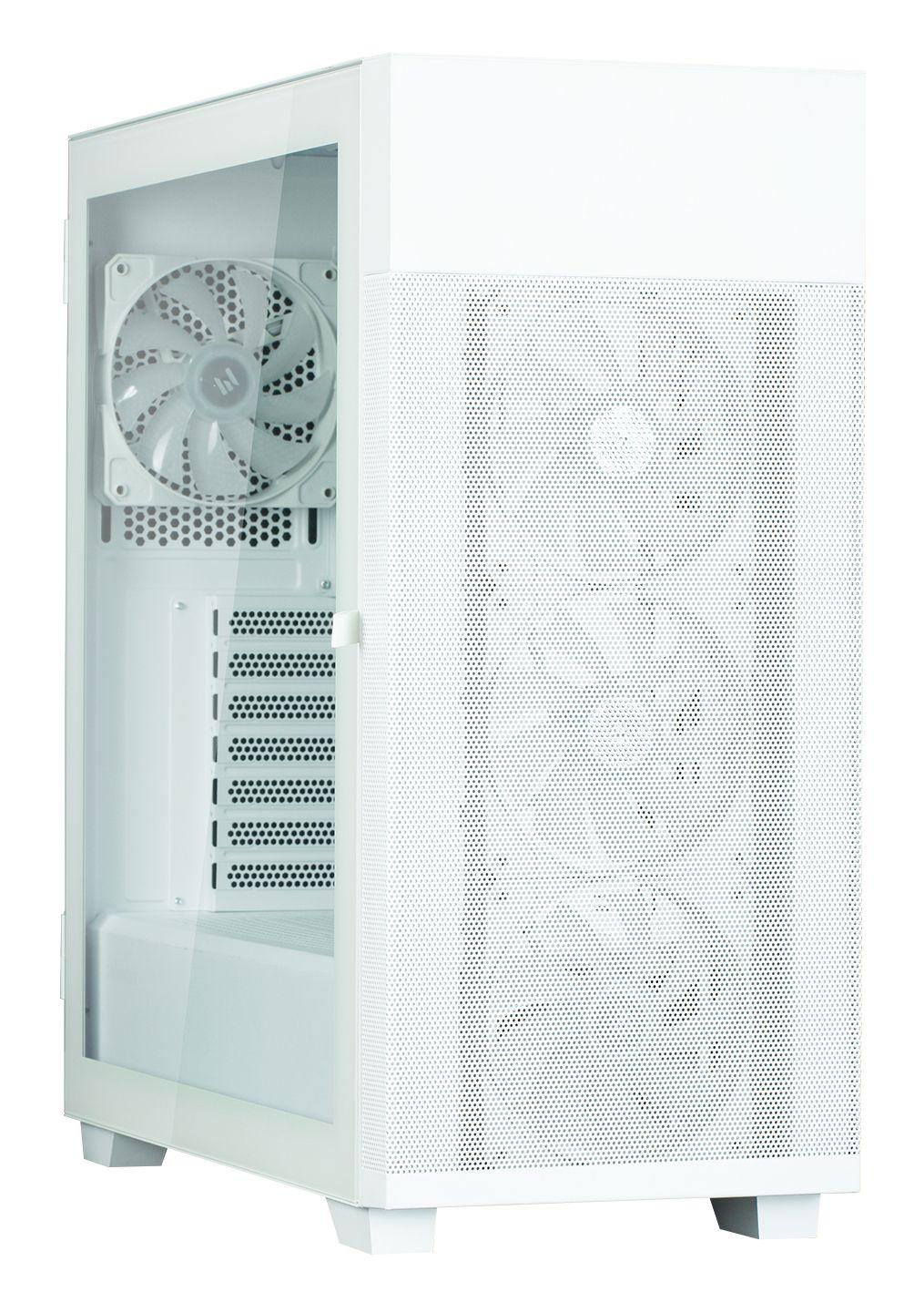 Caixa ATX ZALMAN S5 Neo (ATX, Micro ATX, Mini-ITX - Midi Tower - Plástico, aço, vidro temperado - Branco) — miniatura 6