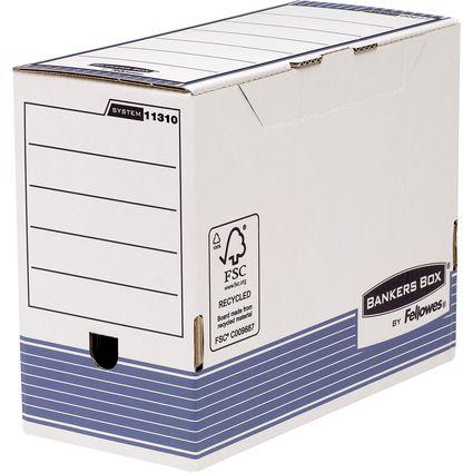 Caixa de Ficheiro FELLOWES Bankers Box System 1131002 (Cartão 100% reciclado - Azul), miniatura 2