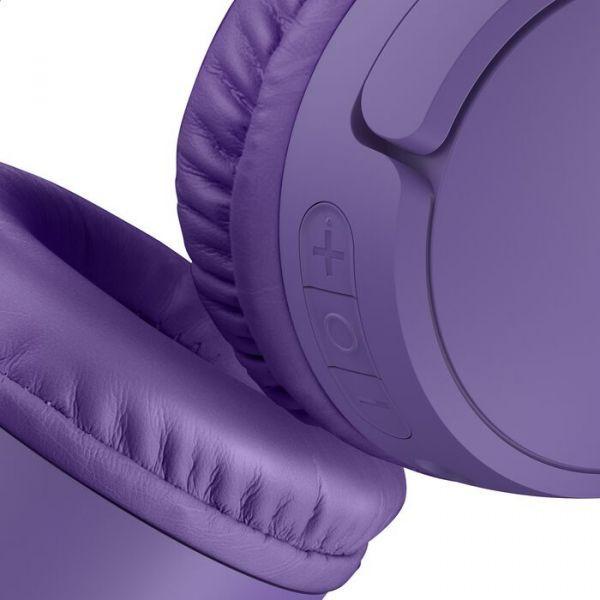Auscultadores BELKIN SoundForm Mini BT AUD002HQPUV3 (Auscultadores supra-aurais - Com fios e sem fios - 40 mm - Roxo), miniatura 3