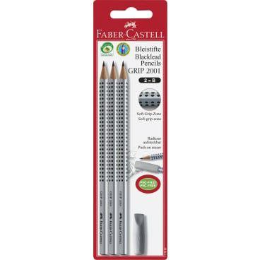 Conjunto de Lápis FABER-CASTELL Grip 2001 (Cinzento)