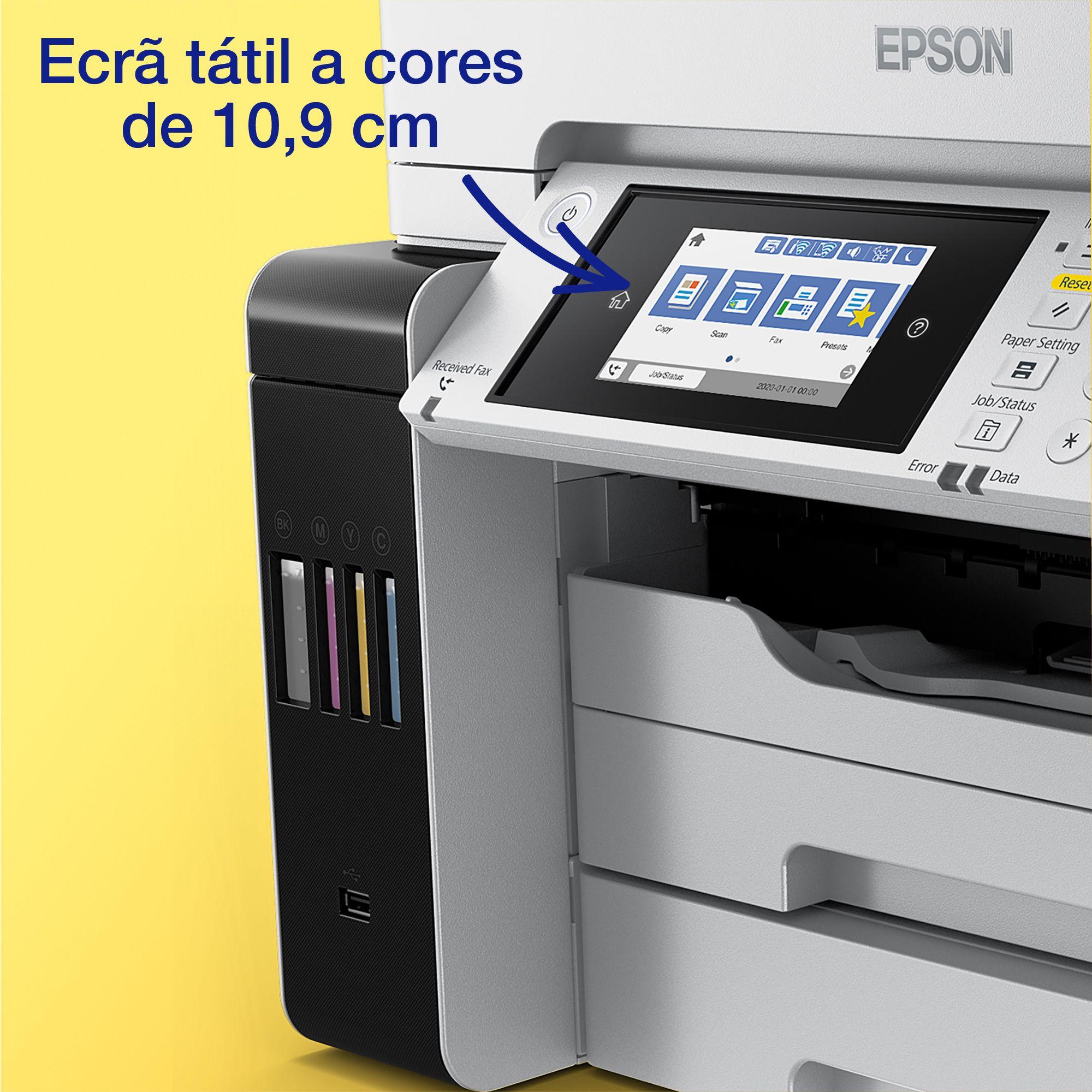 Impressora Multifunções EPSON EcoTank Pro ET-16685 (A3 - Impressão a cores - 250 folhas - Branco) — miniatura 4