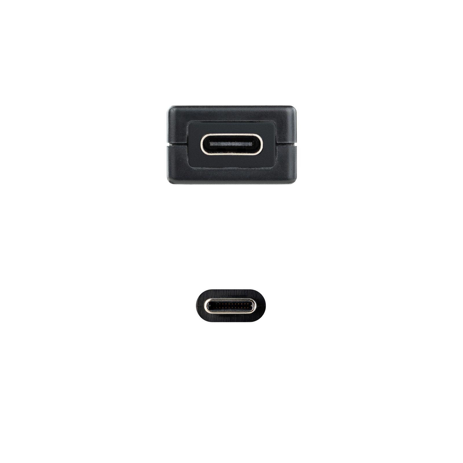 Cabo Prolongador USB-C NANOCABLE 10.01.1312 (10 m - USB C - Preto) — miniatura 4