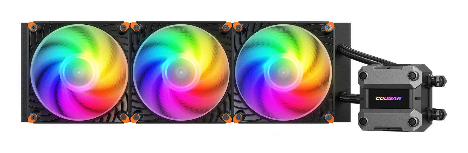 Sistema de Refrigeração Líquida para CPU COUGAR Poseidon Ultra 360 (120 mm - 2200 RPM - Multi - Preto)