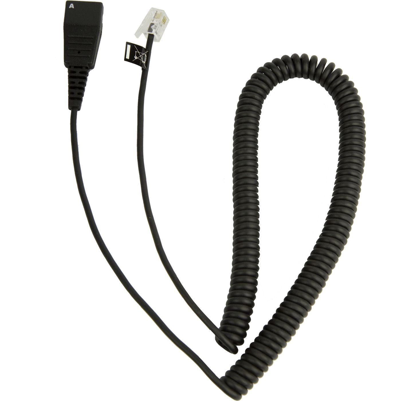 Cabo de Ligação para Auscultadores JABRA 8800-01-37 (Cisco - Preto)