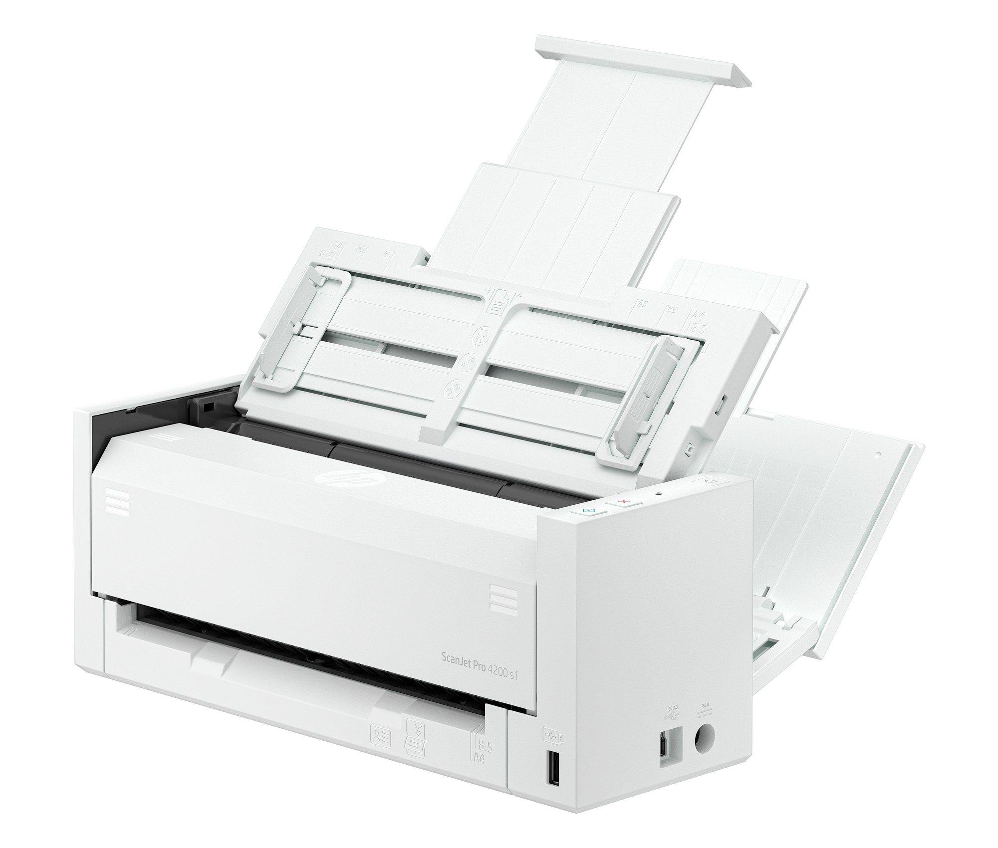 Scanner HP ScanJet Pro 4200 s1 (USB - Azul e Branco) — miniatura 3