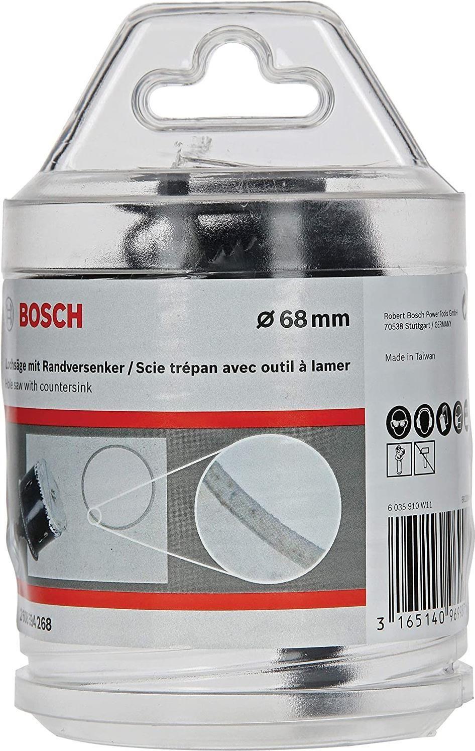 Serra Craneana com Escareador BOSCH 2608594268 (Ø 68 mm)
