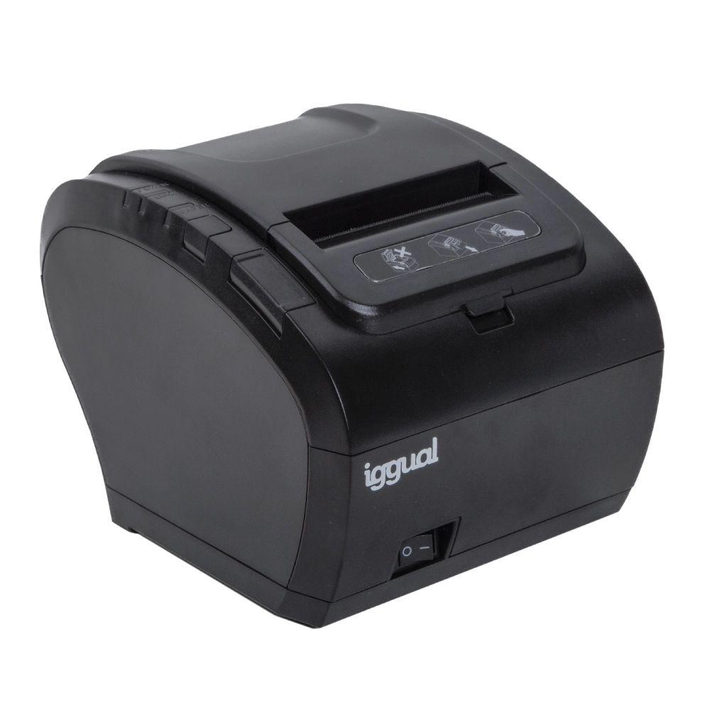 Impressora Térmica de Talões IGGUAL TP8002 (80 mm - Térmica directa - Com fios - Preto)