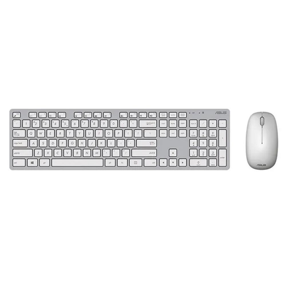 Conjunto de Teclado e Rato ASUS W5000 (RF 2,4 GHz - Branco)