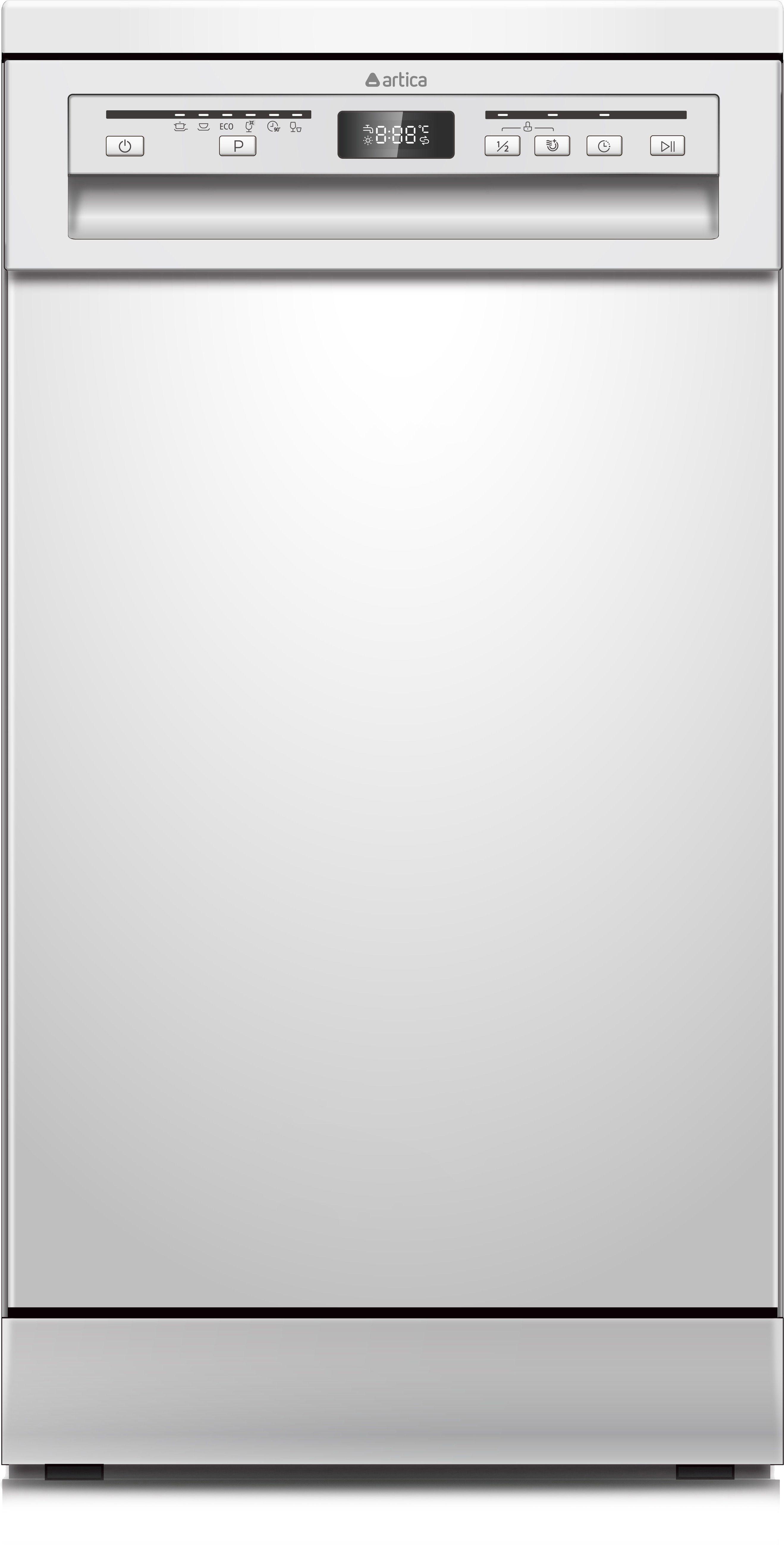 Máquina de Lavar Loiça ARTICA ALV6450DW (9 Serviços - 49 dB - 9 l - Branco)