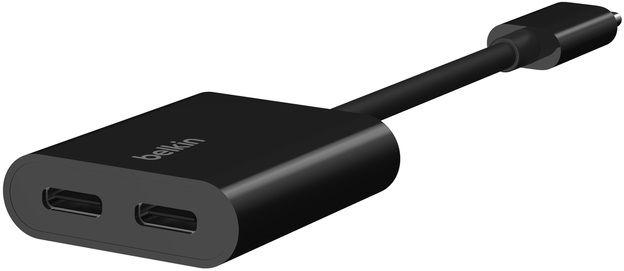 Adaptador USB-C de Áudio e Carregamento BELKIN F7U081BTBLK (Smartphone - Preto), miniatura 3