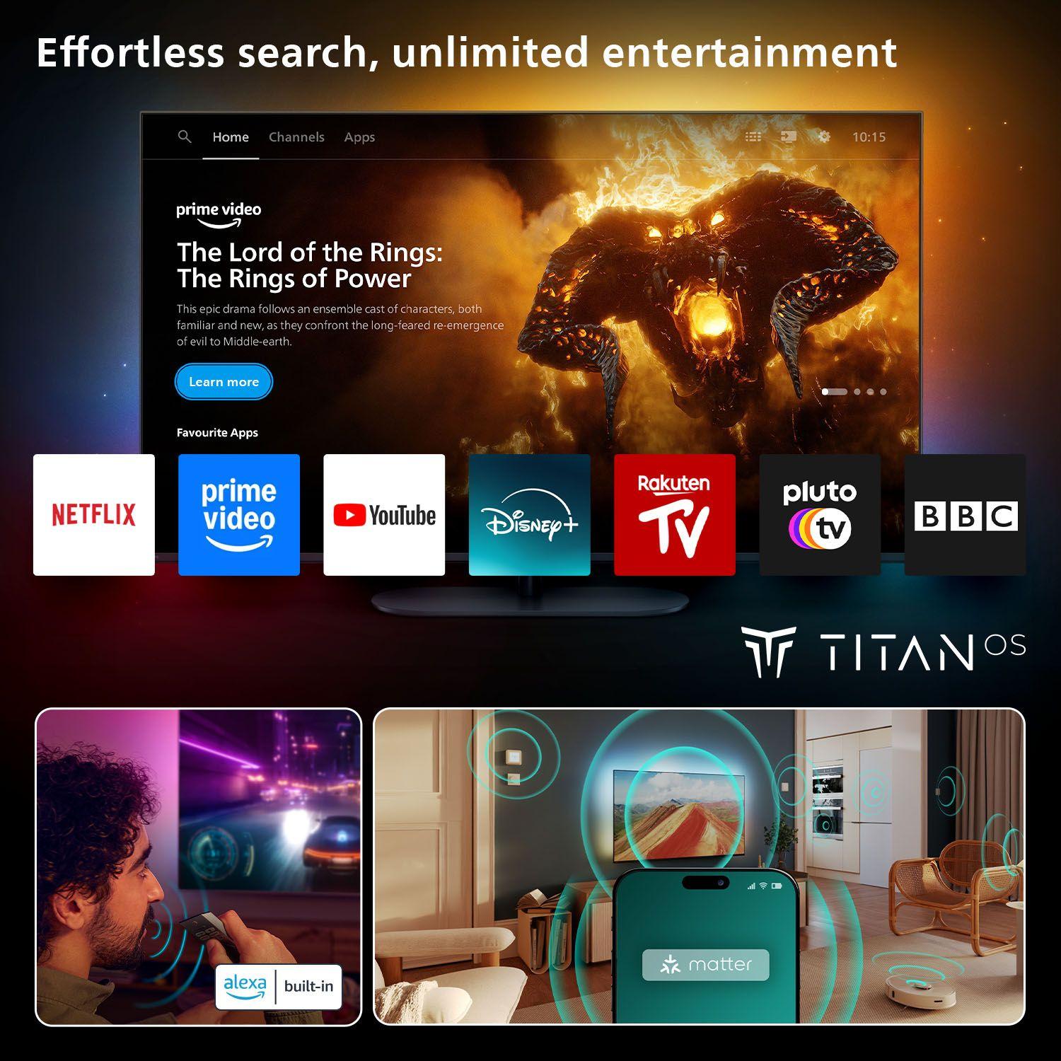 Televisão PHILIPS TV 77OLED760/12 (77" - OLED - 4K Ultra HD - Preto) — miniatura 6
