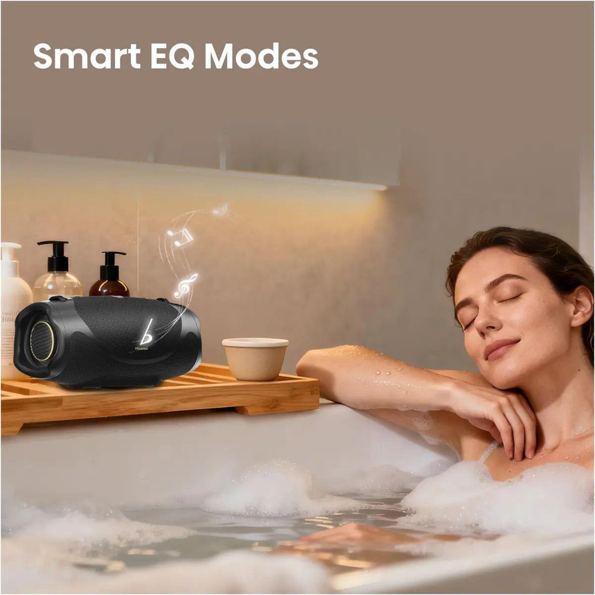 Coluna Portátil HISENSE FLEXBOOM (80 W - 40 W - Com fios e sem fios - Preto), miniatura 9