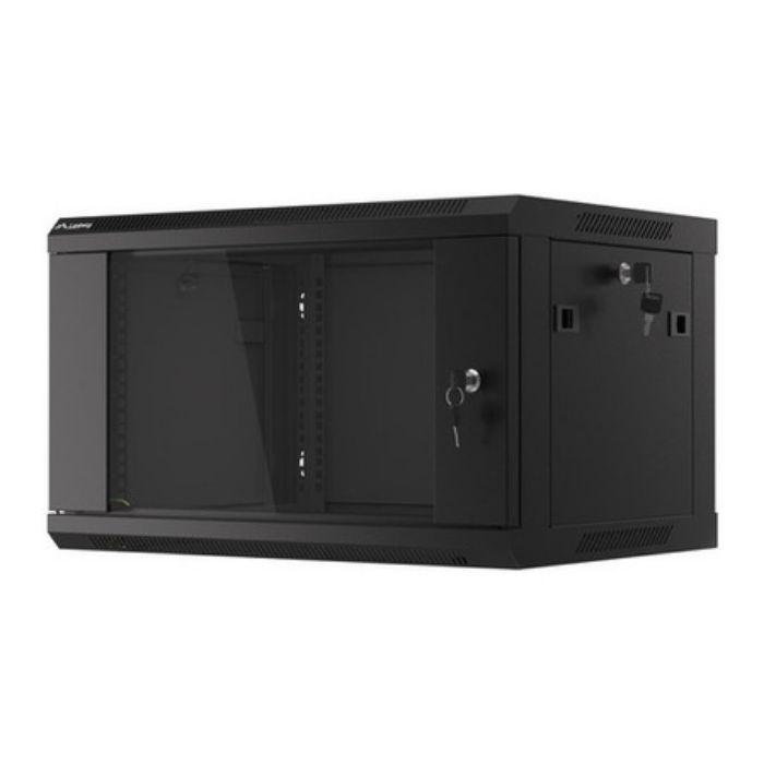 Armário Rack de Parede LANBERG WF01-6406-10B (6U - 19" - 600 x 450 mm - Preto) — miniatura 2