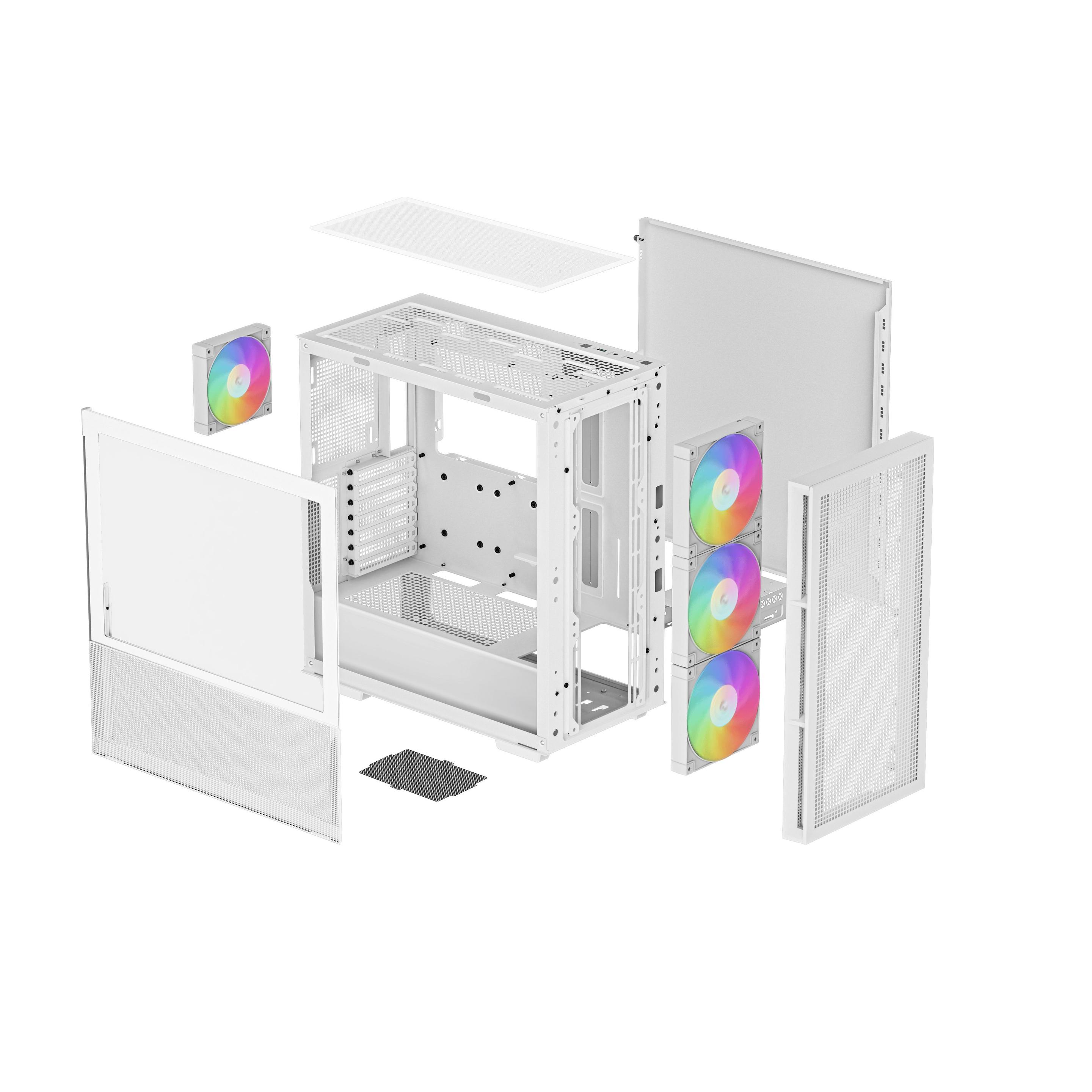 Caixa PC DEEPCOOL CH560 (ATX, EATX, micro ATX, Mini-ITX - ATX, PS2 - Midi Tower - Branco) — miniatura 13