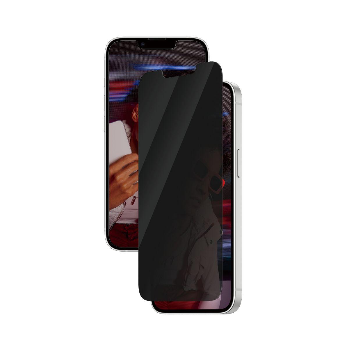 Película de Privacidade em Vidro Temperado PANZERGLASS SAFE Privacy UWF (iPhone 16e/14/13/13 Pro - 6,1" - Transparente)