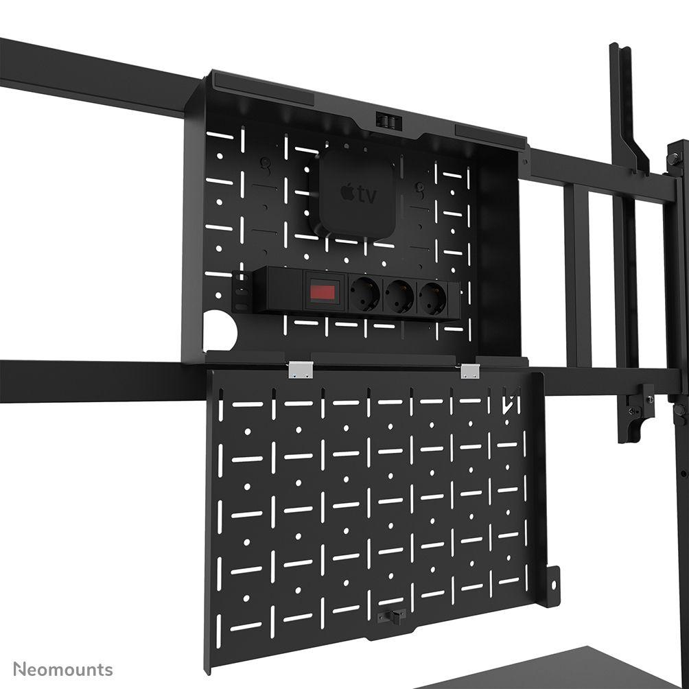 Suporte de Chão Móvel para TV NEOMOUNTS FL50-575BL1 (65-115" - 125 kg - Preto), miniatura 7