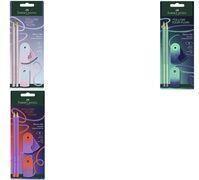 Conjunto de Lápis FABER-CASTELL Flow Edition Grip Set BK Blushing Sky (2 lápis de grafite, borracha e afia-lápis)