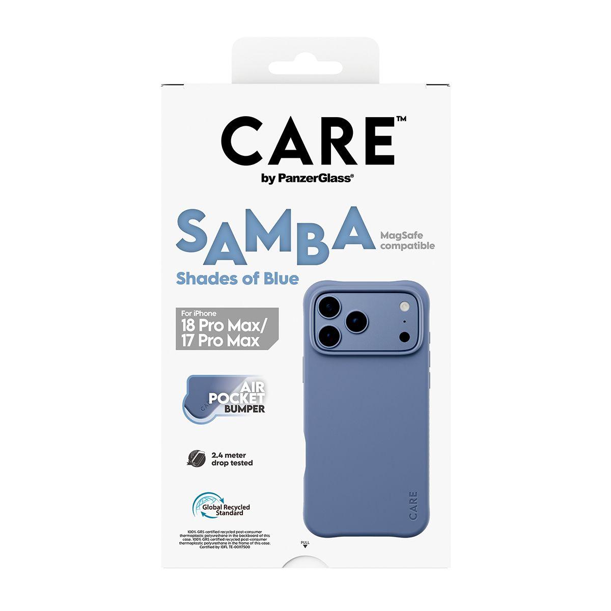 Capa PANZERGLASS CARE Samba Case iP17/18 Pro Max (Azul), miniatura 3