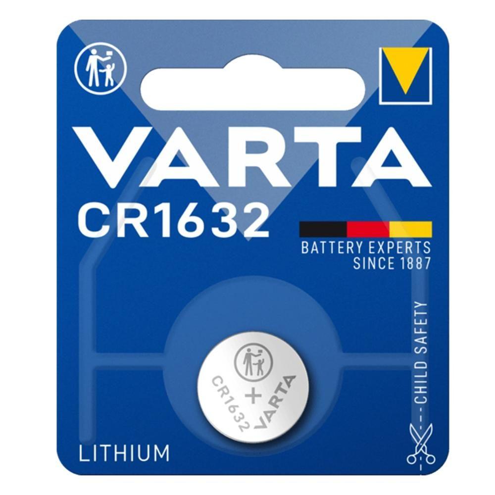 Pilha de Lítio Botão VARTA CR1632 (Prateado)