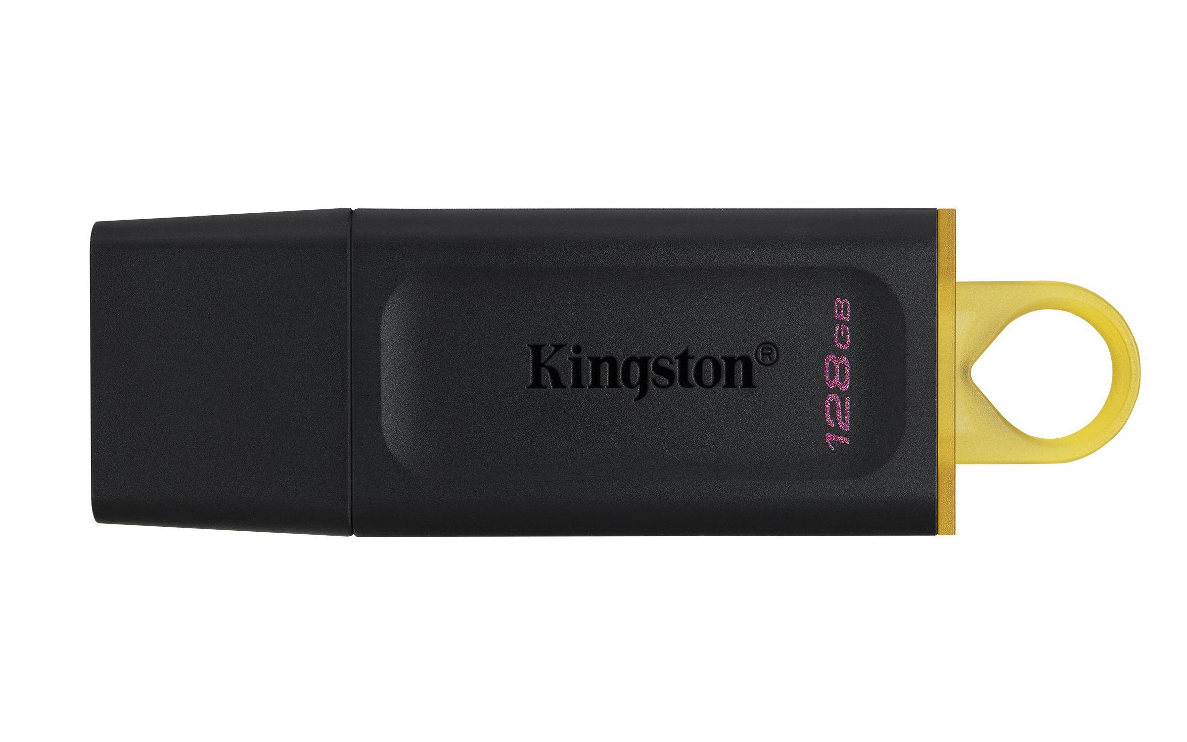 Pen USB KINGSTON DataTraveler Exodia (128 GB - Tampa - USB Tipo-A - Preto)