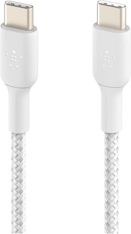Cabo USB-C BELKIN BoostCharge CAB004BT0MWH (0,15 m - USB-C macho - Branco)