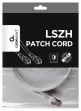 Cabo de Rede GEMBIRD PP6A-LSZHCU-W-1M (1 m - Cat.6A - RJ-45 - Branco), imagem 1