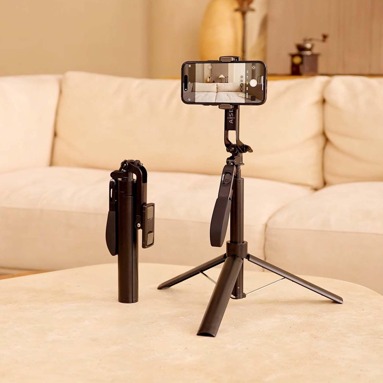 Bastão Tripé para Selfies AISENS SS01ST-299 (Preto) — miniatura 7