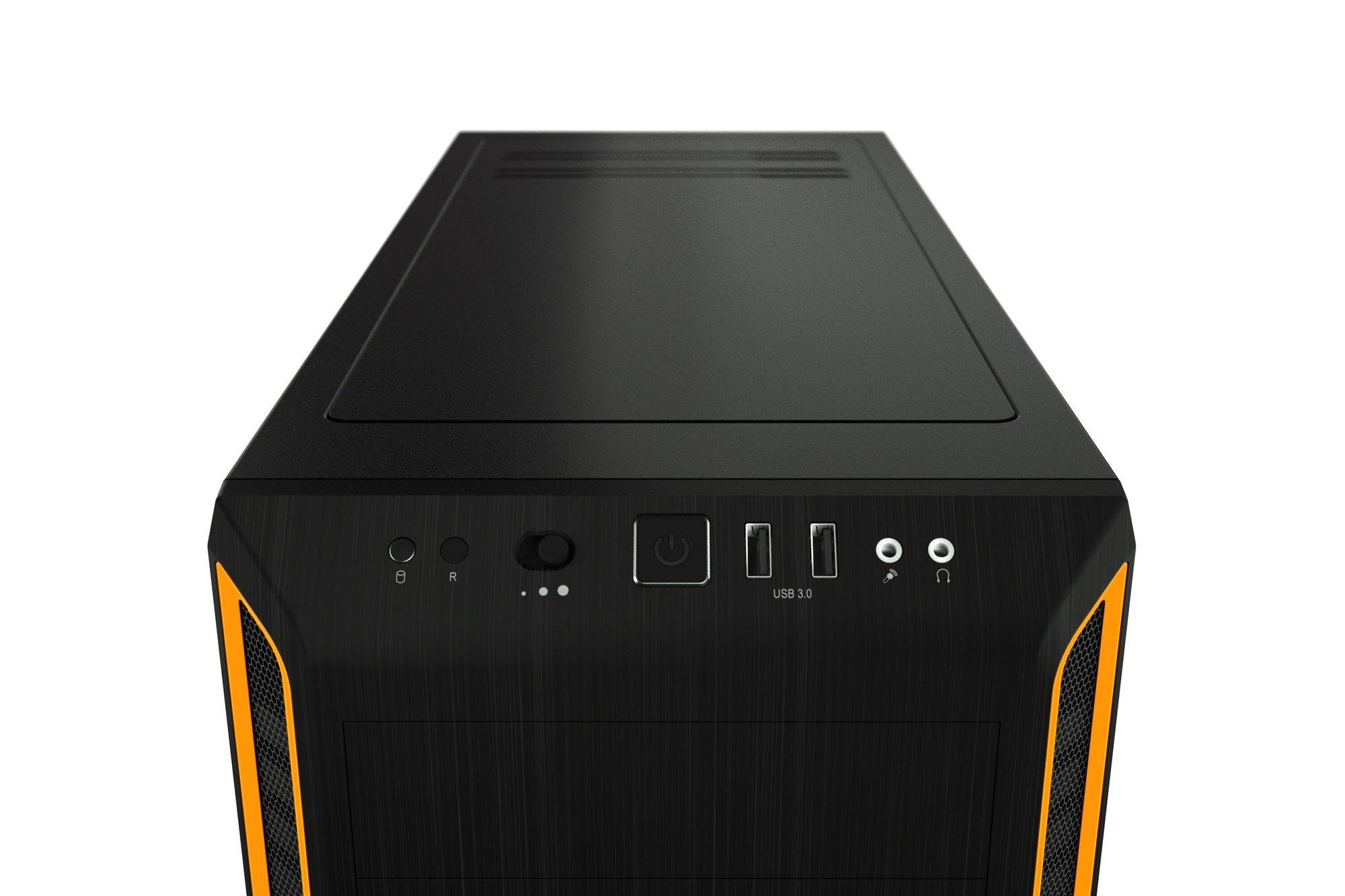 Caixa de Computador ATX BE QUIET! PURE BASE 600 (ATX, Micro ATX, Mini-ITX - Midi Tower - 165 mm - Preto/Laranja) — miniatura 8