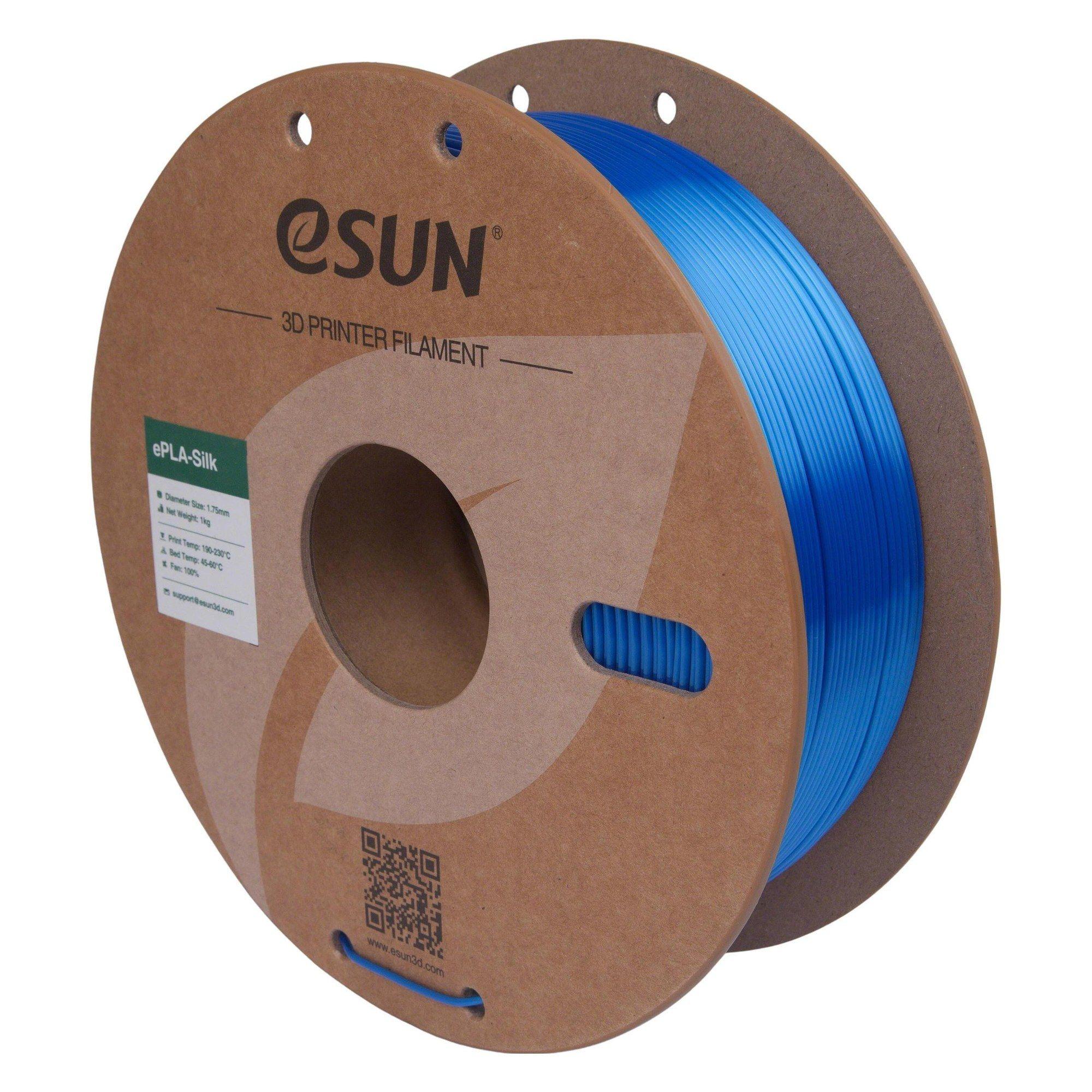 Filamento de Impressão 3D PLA ESUN EPLA-SILK (Verde Lima), miniatura 2