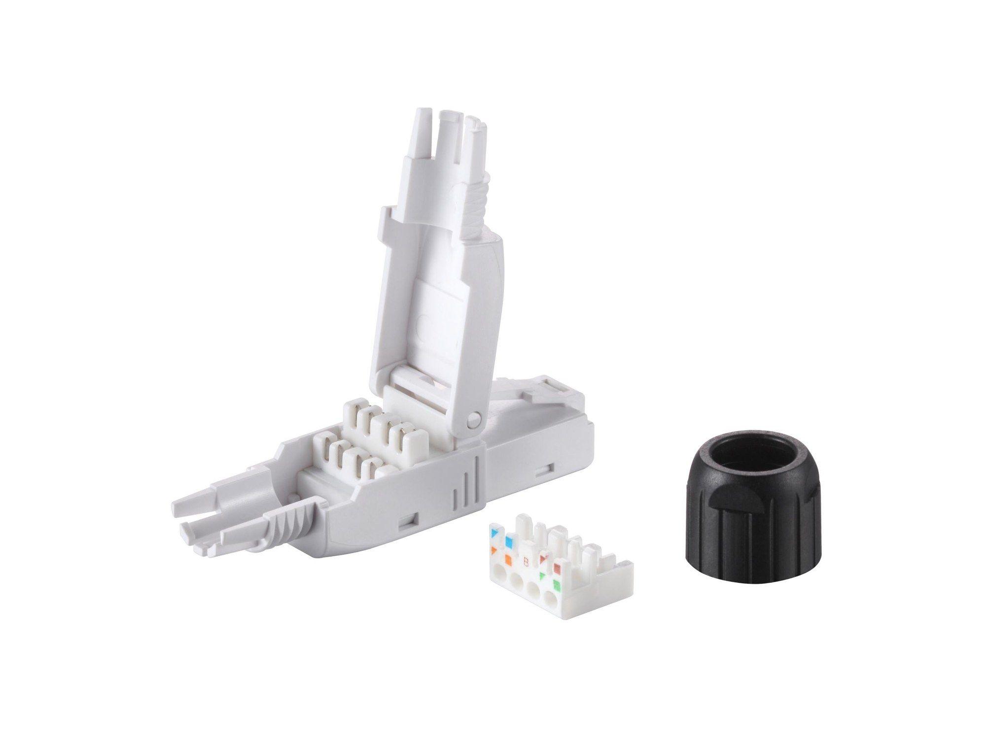 Conjunto de 5 Conectores RJ45 EQUIP 121162 (Preto e Branco), miniatura 2