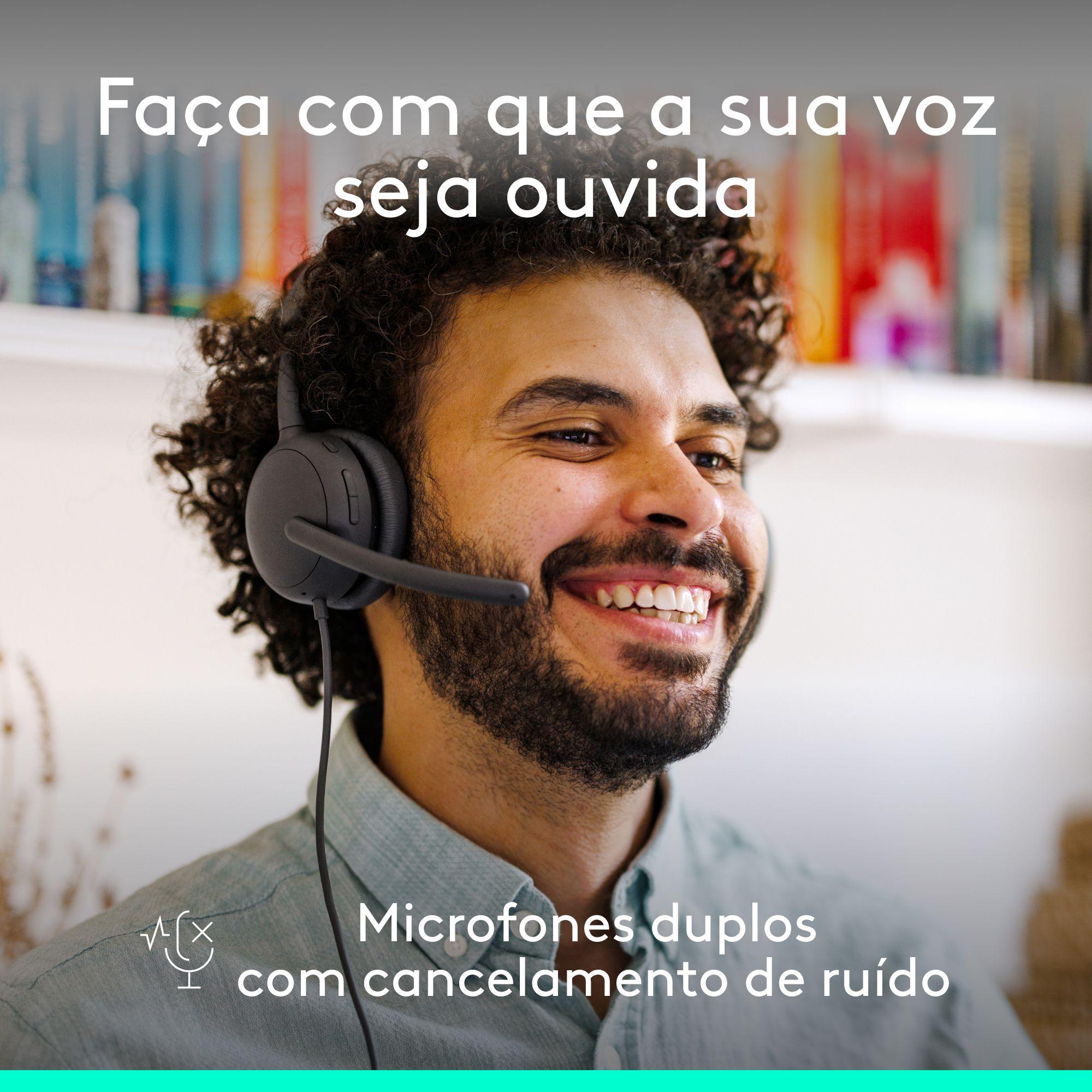 Headset com Fios LOGITECH Zone Wired 2 (Binaural - Com fios - Supra-aural - Grafite) — miniatura 8
