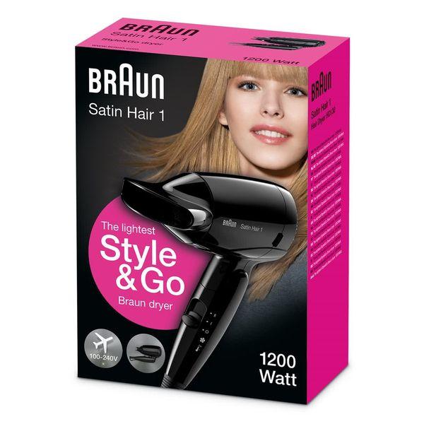 Secador de Cabelo BRAUN HD130 Style&Go (Preto), miniatura 3