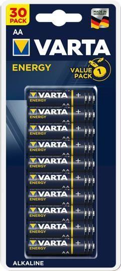 Pilhas Alcalinas VARTA ENERGY AA LR6 (Azul, Branco e Amarelo)