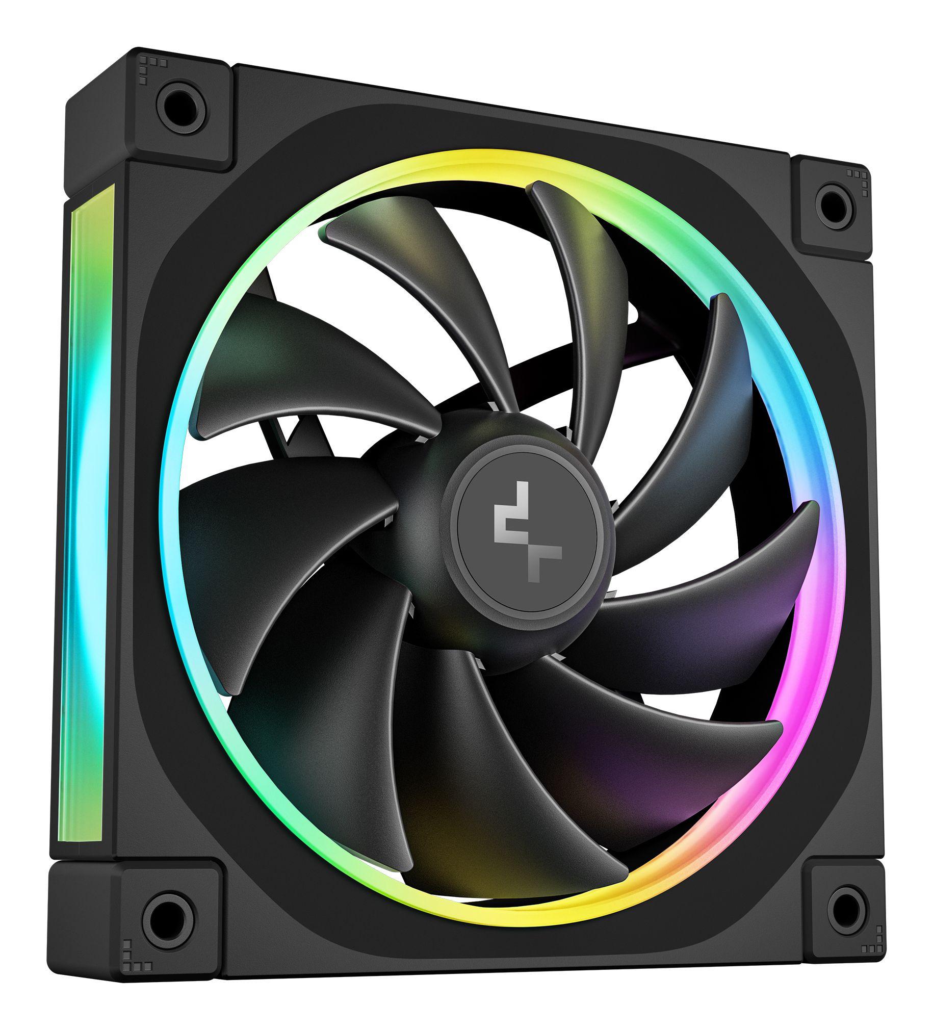 Kit de Arrefecimento Líquido DEEPCOOL LQ360 Ultra ARGB (12 cm - 2150 RPM - Multi - Preto) — miniatura 3