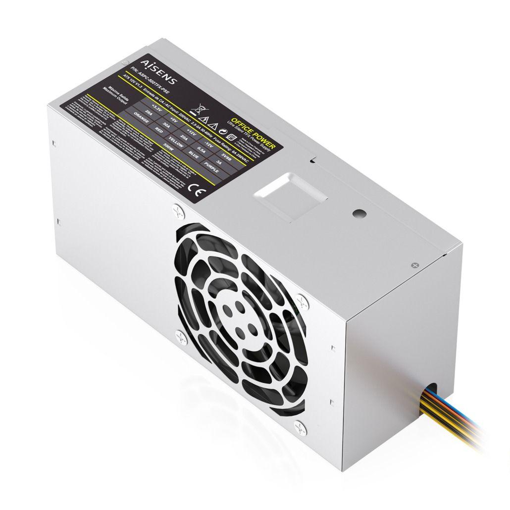 Fonte de Alimentação AISENS ASPC-500TFX-PSE (TFX - 500 W - AC - Prateado), miniatura 2
