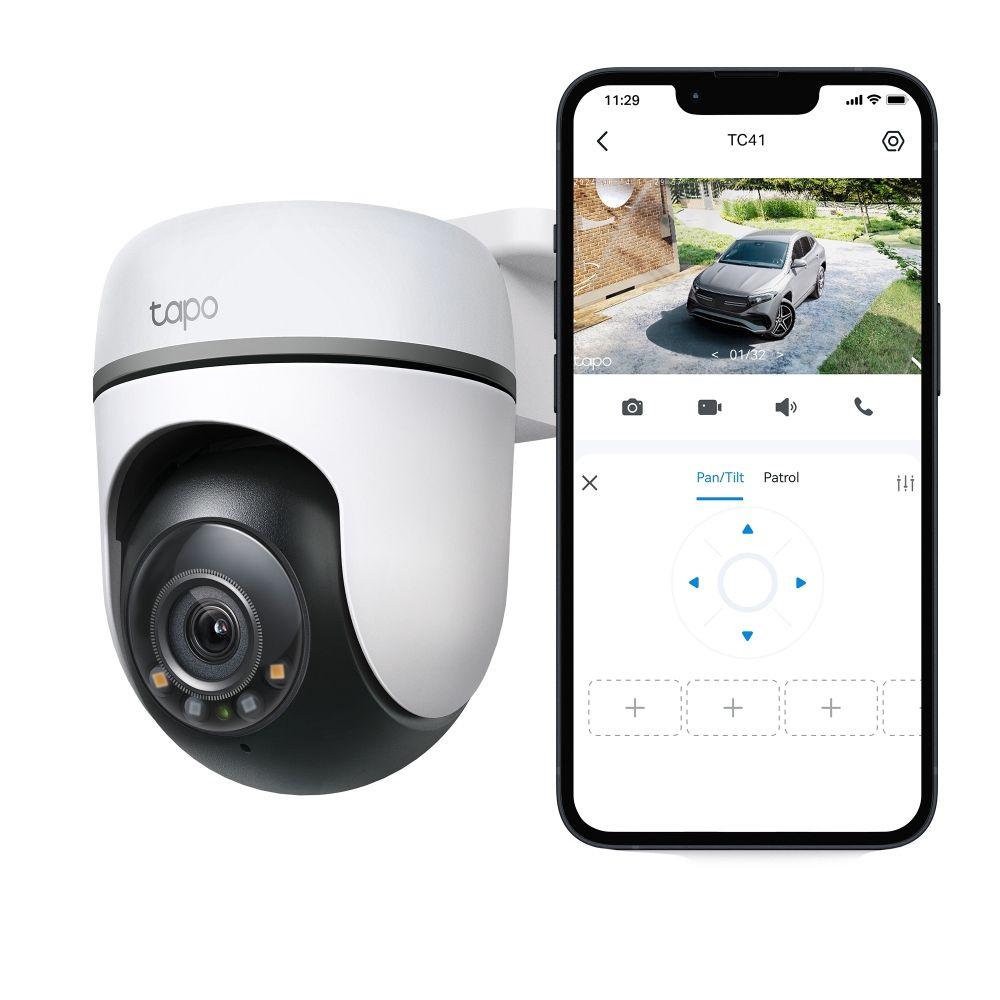 Câmara de Segurança Wi-Fi TP-LINK Tapo TC41 (Interior e exterior - 2304 x 1296 pixels - H.264 - Preto e Branco), miniatura 4