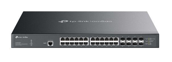 Switch de Rede TP-LINK SX3832MPP (10G Ethernet - 100 Mbps, 1, 2,5, 5 e 10 Gbps - 24 MB - Preto)