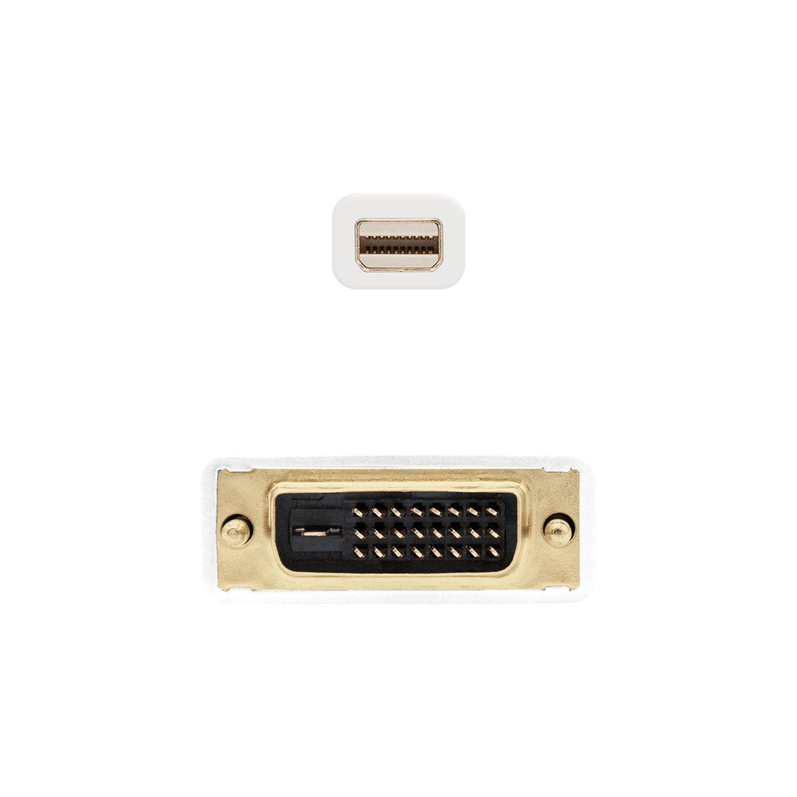 Cabo Adaptador NANOCABLE 10.15.4202 (2 m - Mini DisplayPort - Branco) — miniatura 3
