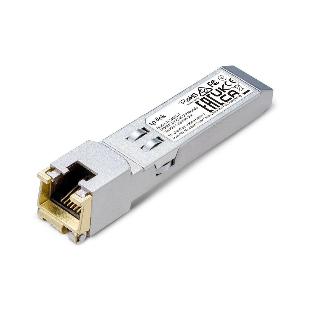 Módulo Transcetor SFP TP-LINK TL-SM331T (Gigabit Ethernet - 1 unidade - 1250 Mbit/s - Prateado)
