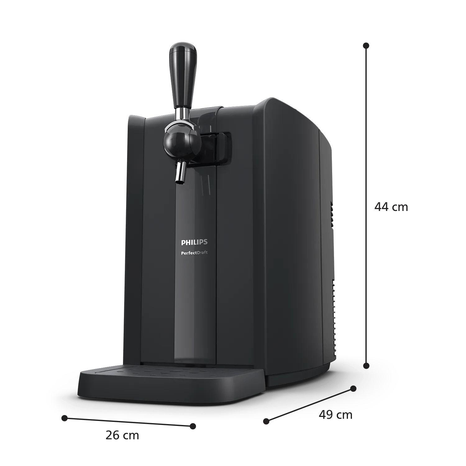 Dispensador de Cerveja PHILIPS PerfectDraft 5000 Series HD3761/60 (Altura 44,3 cm - Preto) — miniatura 4